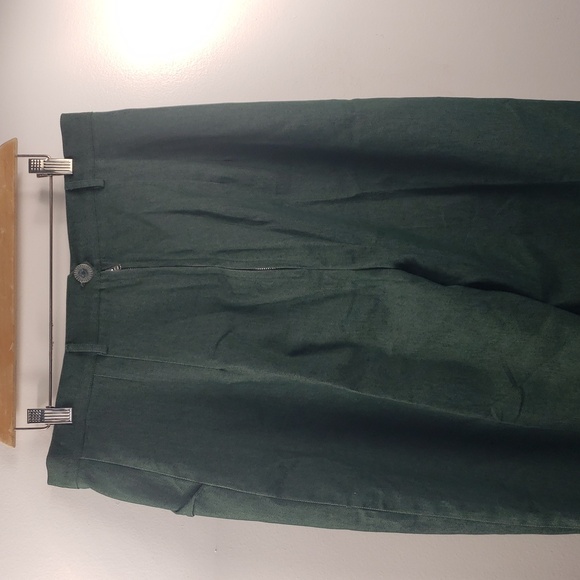 Vintage 1940's Freddies Of Pinewood Wing Trouser In Green Size 34 - Picture 5 of 11